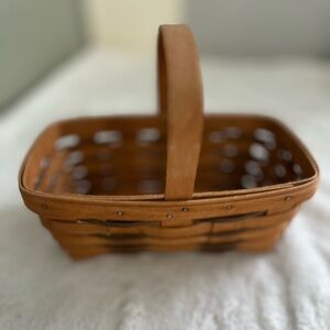 Longaberger Classic Brown Woven Basket VINTAGE